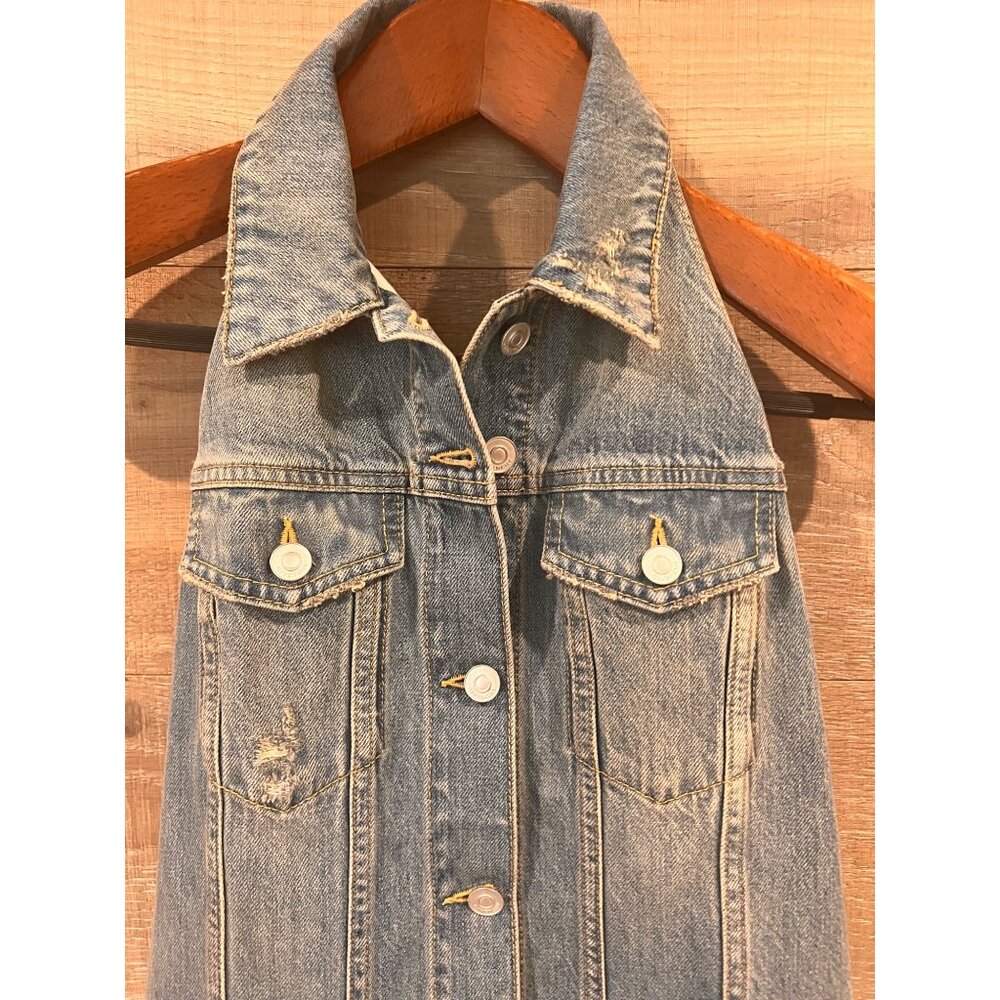 NWOT GIVENCHY Halter Button-Front Denim Mini Dress size 42/ US 6 - Picture 7 of 14